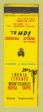 Matchbook Cover - Iberia Lepanto Montecarlo Royal Tapis Spain sAMPLE WEAR