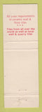 Matchbook Cover - Lehmann Bros Tiles Australia Alexandria Artarmon Kirawee WEAR