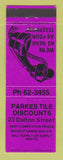 Matchbook Cover - Parke Tile Discounts New Zealand