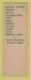 Matchbook Cover - Carpet Specialty Shops Cleveland OH