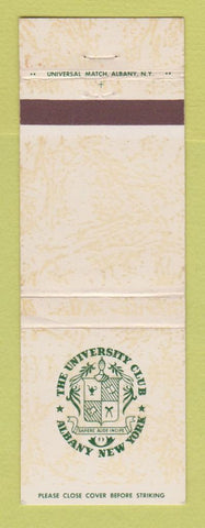 Matchbook Cover - The University Club of Albany NY