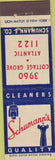 Matchbook Cover - Schumann's Cleaners  Midget