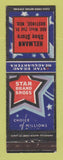 Matchbook Cover - Star Brand Shoes Helmann Hastings NE WEAR