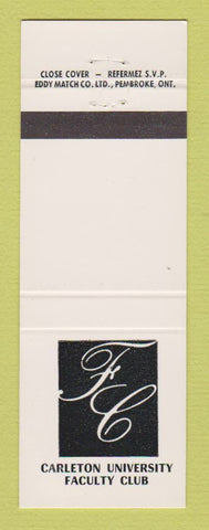 Matchbook Cover - Carleton University Faculty Club