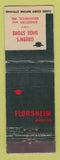 Matchbook Cover - Florsheim Shoes Green's Biddeford Brunswick ME WEAR