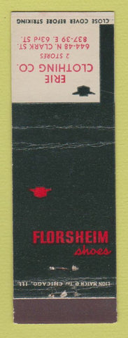 Matchbook Cover - Florsheim Shoes Erie Clothing Chicago?