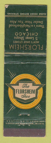 Matchbook Cover - Florsheim Shoes Chicago IL feature WEAR