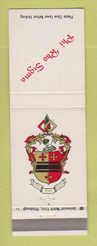 Matchbook Cover - Phi Rho Sigma Fraternity