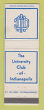 Matchbook Cover - University Club of Indianapolis IN