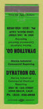 Matchbook Cover - Dynatron Marine Electrical Repair Long Beach CA