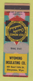 Matchbook Cover - Wyoming Insulating Cheyenne WY