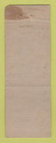 Matchbook Cover - Olney Inn Washington DC WORN
