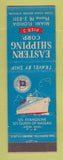 Matchbook Cover - Eastern Shipping Corp Pier 3 Miami FL