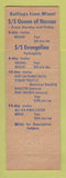 Matchbook Cover - Eastern Shipping Corp Pier 3 Miami FL