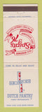 Matchbook Cover - Dutch Pantry Restaurants CHAIN Spirits of 76