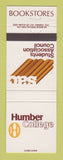 Matchbook Cover - Humber College Students Association Council Rexdale ON