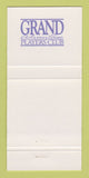 Matchbook Cover - Grand Casino Mille Lacs MN Hinckley 30 Strike
