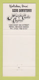 Matchbook Cover - Holiday Inn Monte Carlo Casino Reno NV 30 Strike