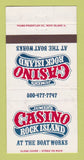 Matchbook Cover - Jumer's Casino Rock Island IL WEAR 30 Strike
