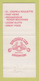 Matchbook Cover - Horseshoe Club Casino Reno NV 30 Strike