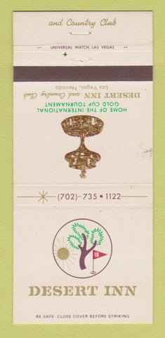 Matchbook Cover - Desert Inn Country Club Casino Las Vegas NV WEAR 30 Strike