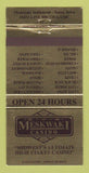 Matchbook Cover - Meskwaki Casino Hotel Tama IA 30 Strike