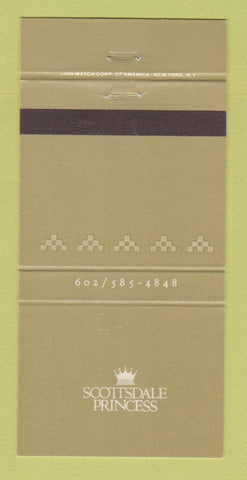 Matchbook Cover - Scottsdale Princess Bahamas Princess 30 Strike