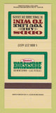 Matchbook Cover - BInion's Horseshoe Casino Las Vegas NV 30 Strike