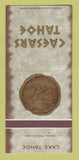 Matchbook Cover - Caesar's Palace Lake Thoe NV Casino 30 Strike