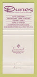 Matchbook Cover - Dunes Hotel Casino Las Vegas NV 30 Strike