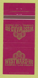 Matchbook Cover - Westward Ho Hotel Casino Las  Vegas NV 30 Strike