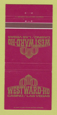 Matchbook Cover - Westward Ho Hotel Casino Las  Vegas NV 30 Strike