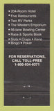 Matchbook Cover - Sam's Town Casino Hotel Las Vegas NV 30 Strike