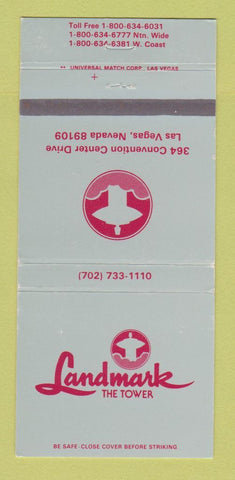 Matchbook Cover - Landmark Tower Hotel Casino Las Vegas NV WEAR 30 Strike