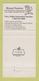 Matchbook Cover - Joe Slyman's Royal Casino Las Vegas NV 30 Strike