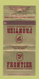 Matchbook Cover - Frontier Hotel Casino Las Vegas NV WEAR 30 Strike