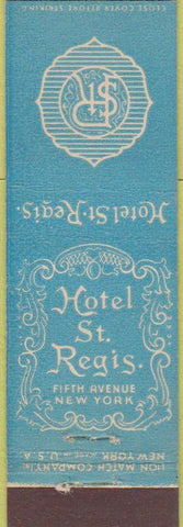 Matchbook Cover - Hotel ST Regis New York City Midget