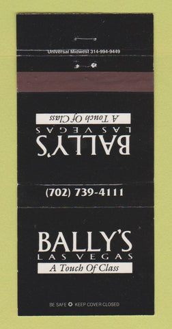 Matchbook Cover - Bally's Casino Las Vegas NV 30 Strike