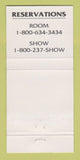 Matchbook Cover - Bally's Casino Las Vegas NV 30 Strike