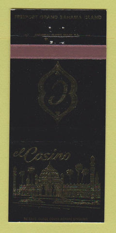 Matchbook Cover - El Casino Freeport Grand Bahama Island 30 Strike