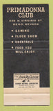 Matchbook Cover - Rainbow Club Gardena CA Monterey Club WEAR 30 Strike