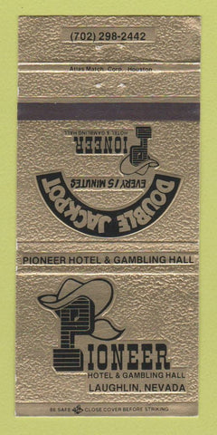 Matchbook Cover - Pioneer Hotel Casino Laughlin NV 30 Strike