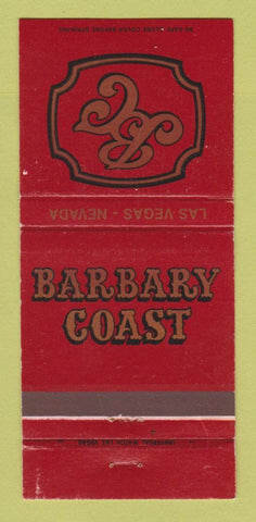 Matchbook Cover - Barbary Coast Casino Las Vegas NV 30 Strike