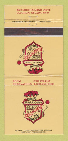 Matchbook Cover - Edgewater Hotel Casino Laughlin NV 30 Strike