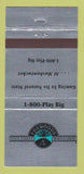Matchbook Cover - Foxwoods Bingo Casino Mashantucket 30 Strike