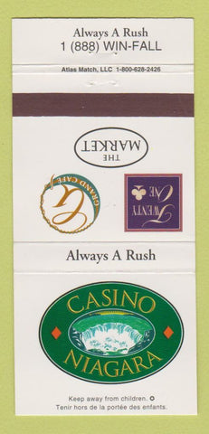 Matchbook Cover - Casino Niagara 30 Strike