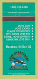 Matchbook Cover - Ho Chunk Casino Baraboo WI 30 Strike