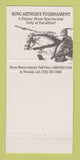 Matchbook Cover - Excalibur Casino Las Vegas NV 30 Strike