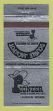 Matchbook Cover - Pioneer Hotel Casino Laughlin NV 30 Strike