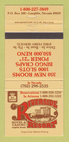 Matchbook Cover - Riverside Resort Casino Hotel Laughlin NV 30 Strike